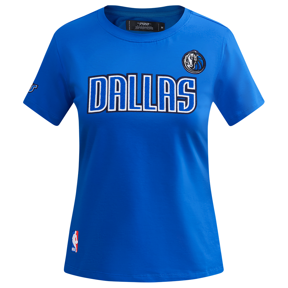 NBA DALLAS MAVERICKS CLASSIC WOMEN'S SJ SLIM FIT TEE (ROYAL BLUE)