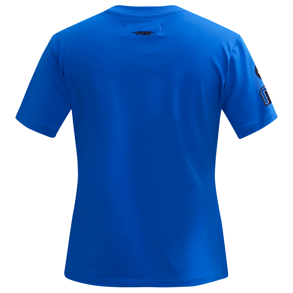 NBA DALLAS MAVERICKS CLASSIC WOMEN'S SJ SLIM FIT TEE (ROYAL BLUE)