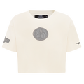 NBA DALLAS MAVERICKS REVERSE FRENCH TERRY WOMEN'S SJ BOXY TEE (EGGSHELL)