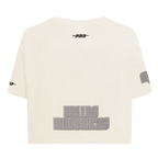 NBA DALLAS MAVERICKS REVERSE FRENCH TERRY WOMEN'S SJ BOXY TEE (EGGSHELL)