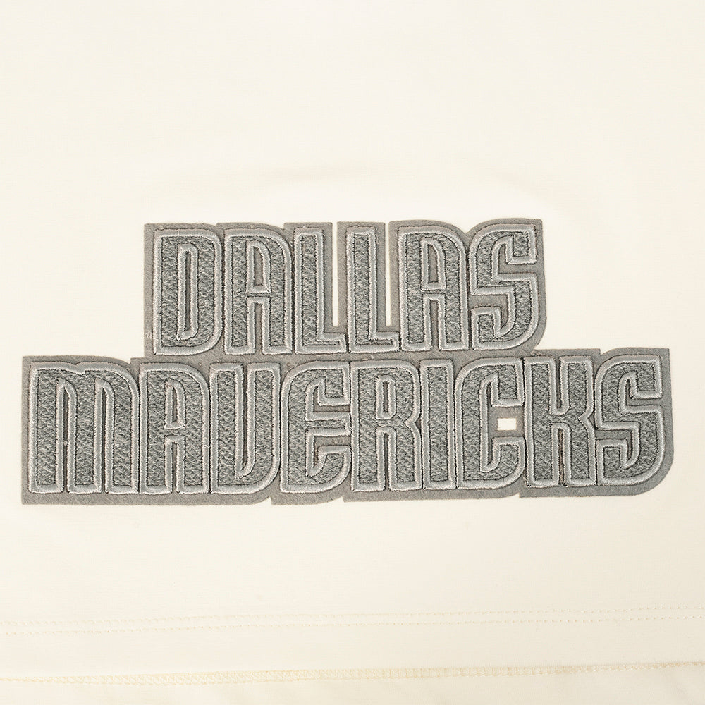 NBA DALLAS MAVERICKS REVERSE FRENCH TERRY WOMEN'S SJ BOXY TEE (EGGSHELL)