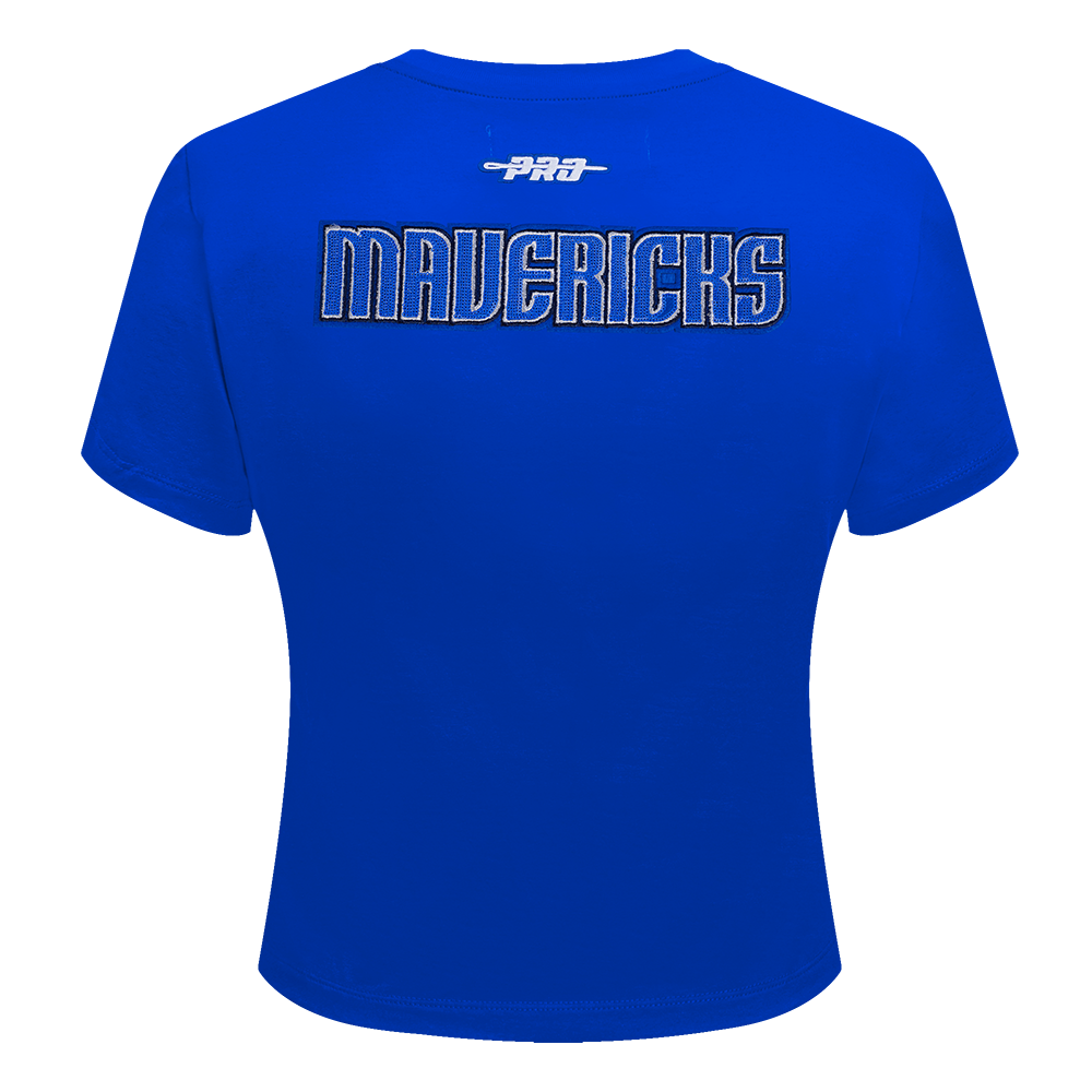 NBA DALLAS MAVERICKS GAME DAY CLASSICS WOMEN'S SJ BABY DOLL TEE (ROYAL BLUE)