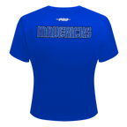 NBA DALLAS MAVERICKS GAME DAY CLASSICS WOMEN'S SJ BABY DOLL TEE (ROYAL BLUE)