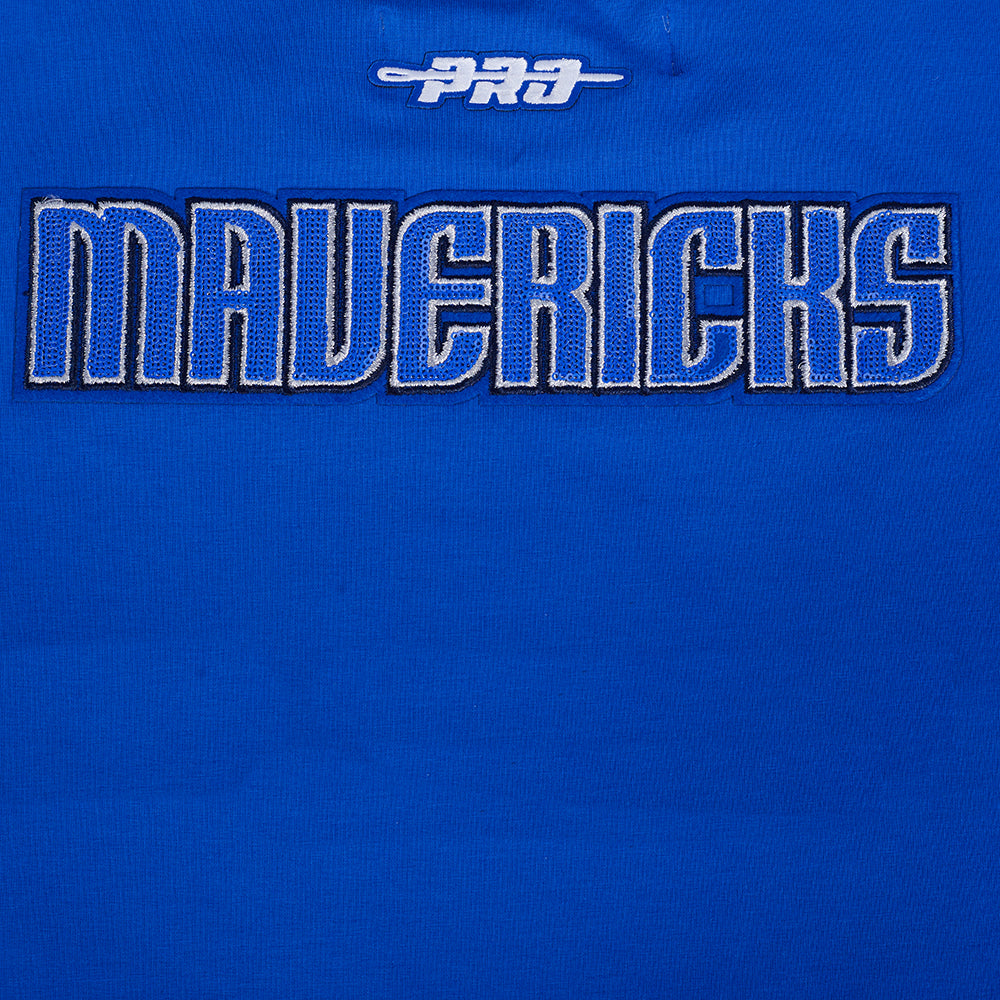 NBA DALLAS MAVERICKS GAME DAY CLASSICS WOMEN'S SJ BABY DOLL TEE (ROYAL BLUE)