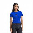 NBA DALLAS MAVERICKS GAME DAY CLASSICS WOMEN'S SJ BABY DOLL TEE (ROYAL BLUE)