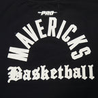 NBA DALLAS MAVERICKS MODERN ORIGINALS T-SHIRT EN JERSEY SIMPLE À COUPE CARRÉE POUR FEMME (NOIR)