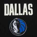 NBA DALLAS MAVERICKS MODERN ORIGINALS T-SHIRT EN JERSEY SIMPLE À COUPE CARRÉE POUR FEMME (NOIR)
