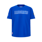 NBA DALLAS MAVERICKS CLASSIC T-SHIRT EN JERSEY SIMPLE POUR GARÇON JUNIOR (BLEU ROYAL)