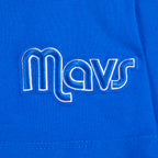 NBA DALLAS MAVERICKS CLASSIC T-SHIRT EN JERSEY SIMPLE POUR GARÇON JUNIOR (BLEU ROYAL)