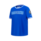 NBA DALLAS MAVERICKS CLASSIC BIG BOY'S SS STRIPED RIB TEE (ROYAL BLUE)