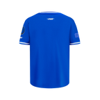 NBA DALLAS MAVERICKS CLASSIC BIG BOY'S SS STRIPED RIB TEE (ROYAL BLUE)
