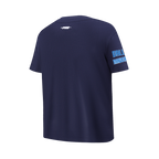 NBA DALLAS MAVERICKS RETRO CLASSIC T-SHIRT À MANCHES COURTES POUR GARÇON JUNIOR (MARINE MINUIT)