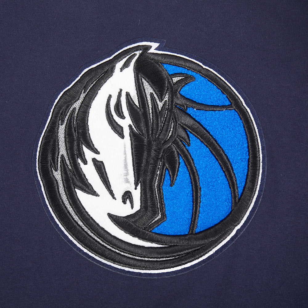 NBA DALLAS MAVERICKS RETRO CLASSIC T-SHIRT À MANCHES COURTES POUR GARÇON JUNIOR (MARINE MINUIT)