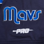 NBA DALLAS MAVERICKS RETRO CLASSIC BIG BOY'S SS STRIPED RIB TEE (MIDNIGHT NAVY)