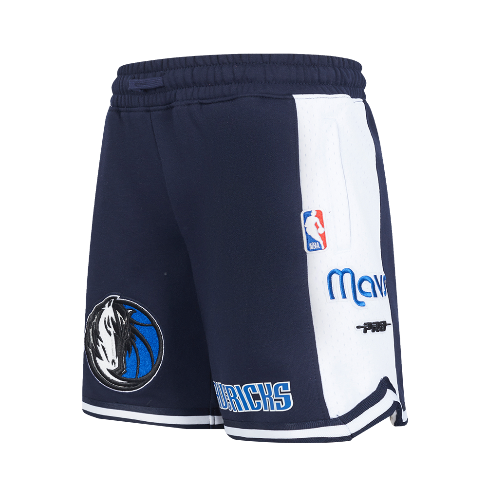 NBA DALLAS MAVERICKS CLASSIC BIG BOY'S FLC 2.0 SHORT (MIDNIGHT NAVY)