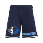 NBA DALLAS MAVERICKS CLASSIC BIG BOY'S FLC 2.0 SHORT (MIDNIGHT NAVY)