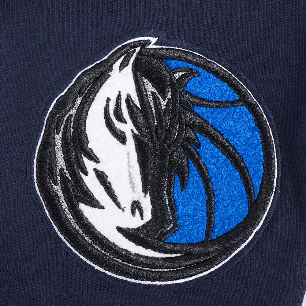 NBA DALLAS MAVERICKS CLASSIC BIG BOY'S FLC 2.0 SHORT (MIDNIGHT NAVY)