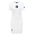 NBA DALLAS MAVERICKS CLASSIC ROBE MOULANTE POUR FEMME (BLANC)