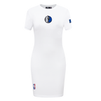 NBA DALLAS MAVERICKS CLASSIC ROBE MOULANTE POUR FEMME (BLANC)