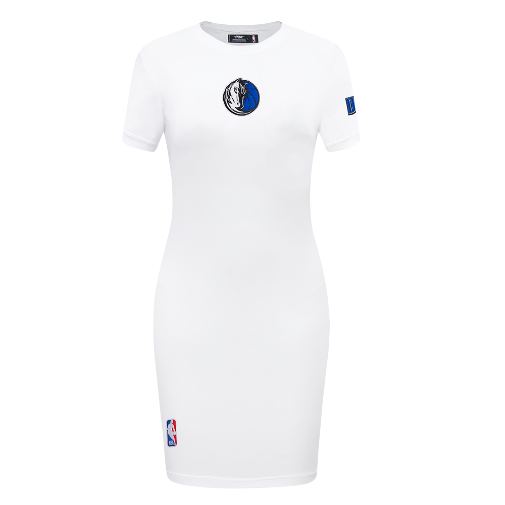 NBA DALLAS MAVERICKS CLASSIC ROBE MOULANTE POUR FEMME (BLANC)