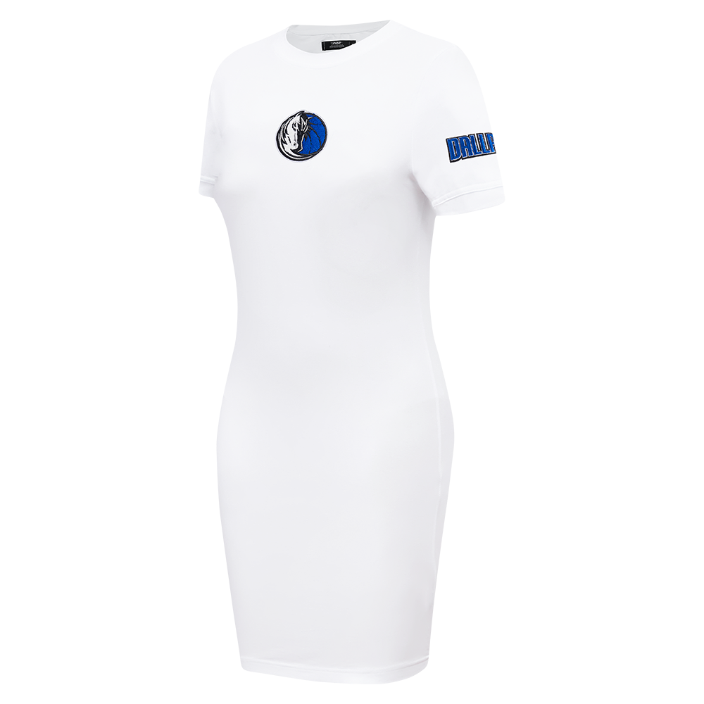 NBA DALLAS MAVERICKS CLASSIC ROBE MOULANTE POUR FEMME (BLANC)