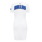 NBA DALLAS MAVERICKS CLASSIC ROBE MOULANTE POUR FEMME (BLANC)
