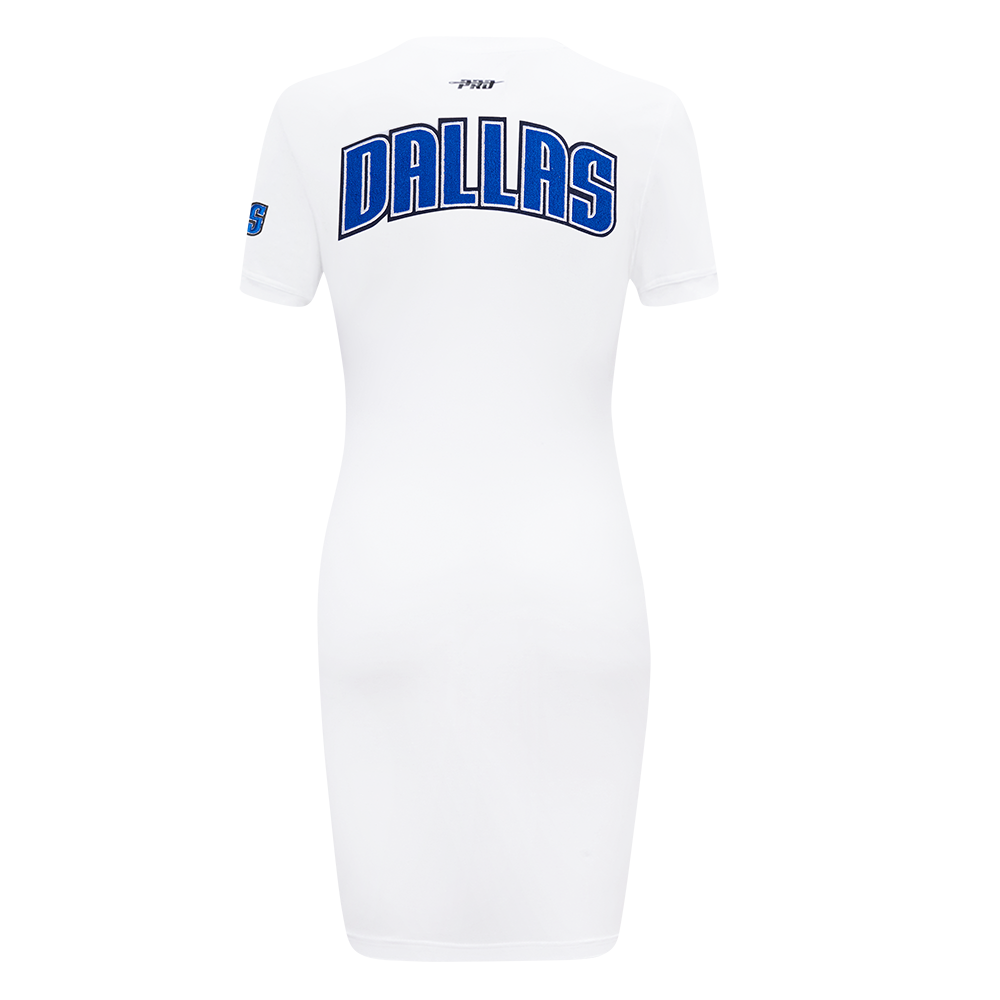 NBA DALLAS MAVERICKS CLASSIC ROBE MOULANTE POUR FEMME (BLANC)