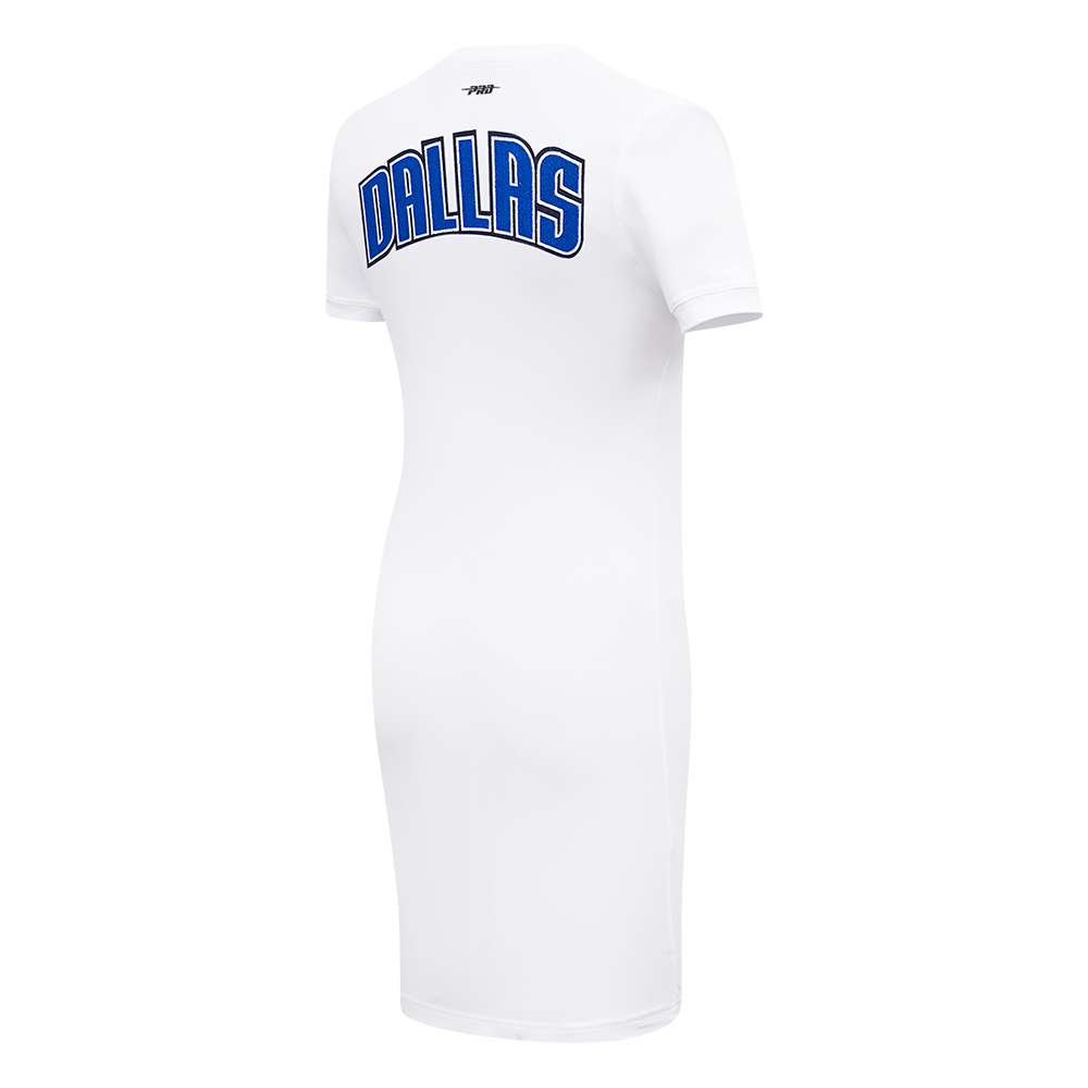 NBA DALLAS MAVERICKS CLASSIC ROBE MOULANTE POUR FEMME (BLANC)