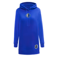 NBA DALLAS MAVERICKS CLASSIC ROBE À CAPUCHON EN MOLLETON POUR FEMME (BLEU ROYAL)