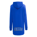 NBA DALLAS MAVERICKS CLASSIC ROBE À CAPUCHON EN MOLLETON POUR FEMME (BLEU ROYAL)