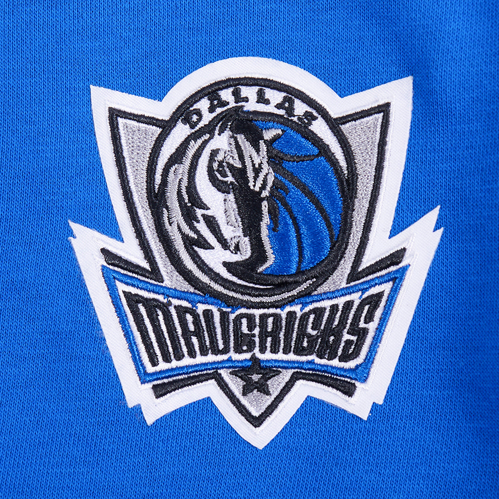 NBA DALLAS MAVERICKS CLASSIC ROBE À CAPUCHON EN MOLLETON POUR FEMME (BLEU ROYAL)