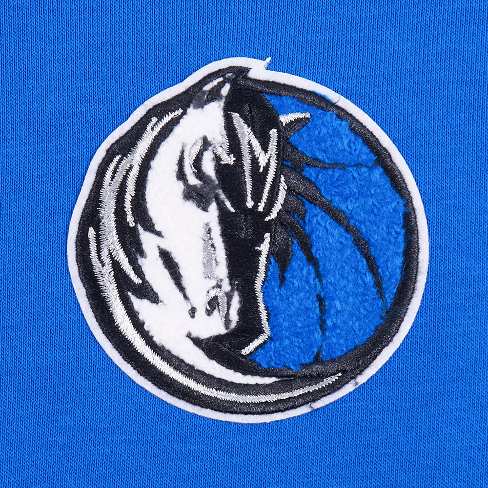 NBA DALLAS MAVERICKS CLASSIC ROBE À CAPUCHON EN MOLLETON POUR FEMME (BLEU ROYAL)