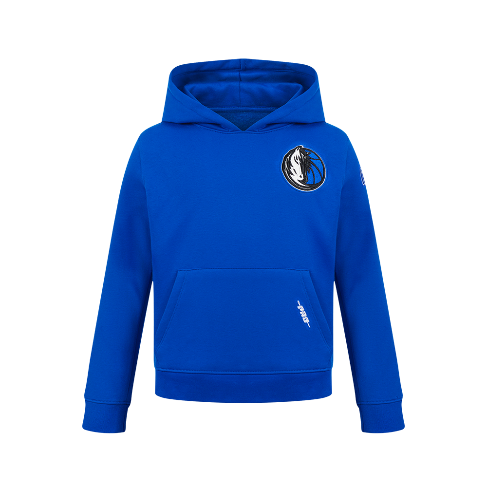 NBA DALLAS MAVERICKS CLASSIC BIG BOY'S FLC PO HOODIE (ROYAL BLUE)