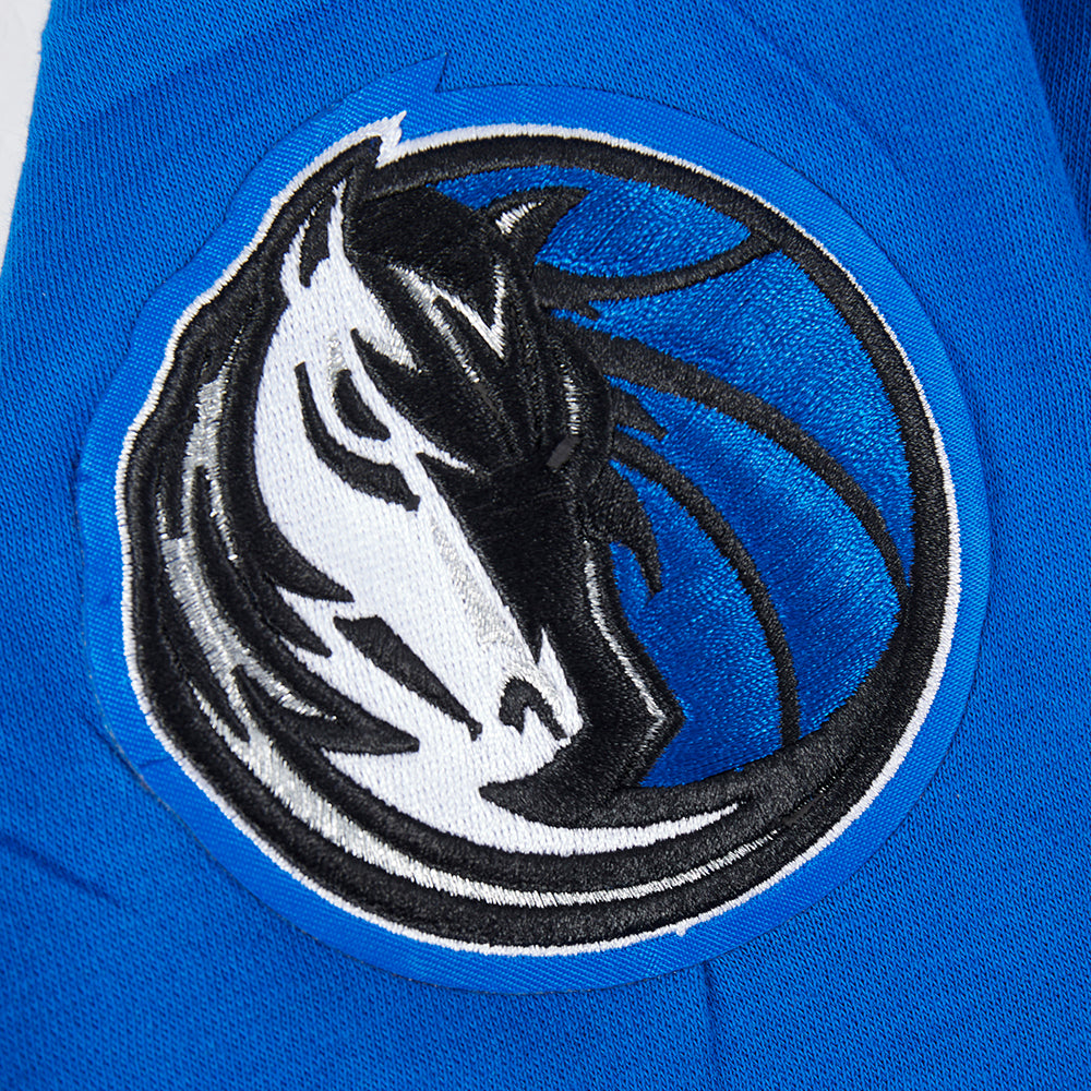 NBA DALLAS MAVERICKS CLASSIC BIG BOY'S FLC PO HOODIE (ROYAL BLUE)