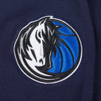 NBA DALLAS MAVERICKS CLASSIC CHANDAIL À CAPUCHON EN MOLLETON À GLISSIÈRE POUR GARÇON JUNIOR (MARINE MINUIT)