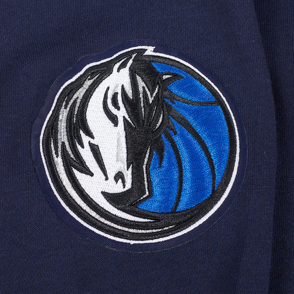 NBA DALLAS MAVERICKS CLASSIC CHANDAIL À CAPUCHON EN MOLLETON À GLISSIÈRE POUR GARÇON JUNIOR (MARINE MINUIT)