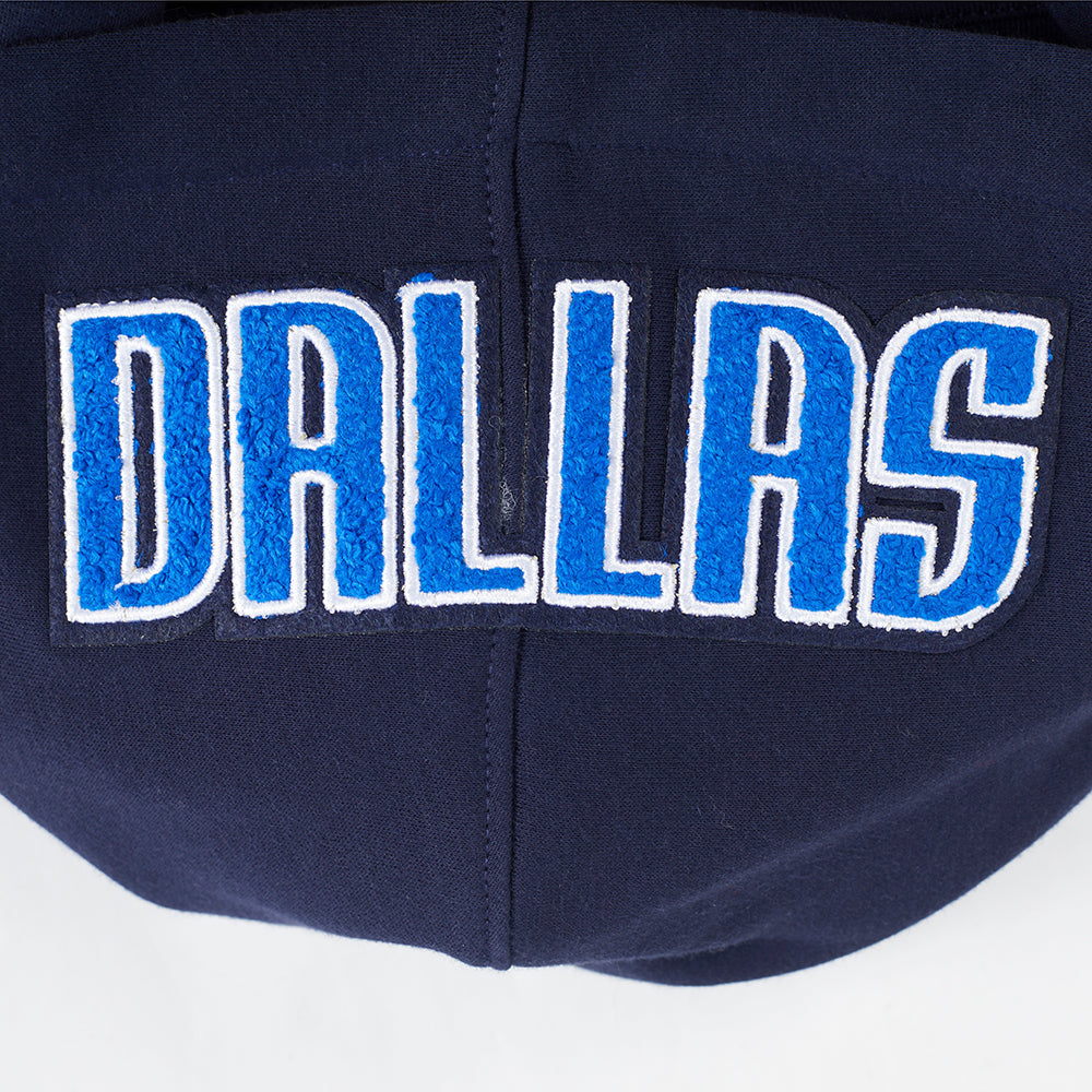 NBA DALLAS MAVERICKS CLASSIC CHANDAIL À CAPUCHON EN MOLLETON À GLISSIÈRE POUR GARÇON JUNIOR (MARINE MINUIT)