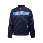 NBA DALLAS MAVERICKS CLASSIC BLOUSON EN SATIN POUR GARÇON JUNIOR (MARINE MINUIT)