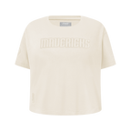 NBA DALLAS MAVERICKS NEUTRAL T-SHIRT À MANCHES COURTES ET À COUPE CARRÉE POUR FILLE JUNIOR (COQUILLE D'ŒUF)