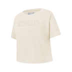 NBA DALLAS MAVERICKS NEUTRAL T-SHIRT À MANCHES COURTES ET À COUPE CARRÉE POUR FILLE JUNIOR (COQUILLE D'ŒUF)