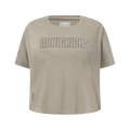 NBA DALLAS MAVERICKS NEUTRAL BIG GIRL'S SS BOXY TEE (TAUPE)