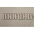 NBA DALLAS MAVERICKS NEUTRAL BIG GIRL'S SS BOXY TEE (TAUPE)