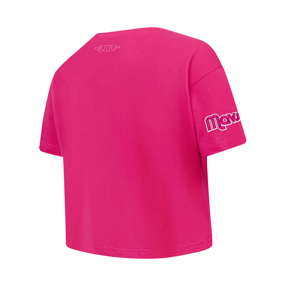 NBA DALLAS MAVERICKS TRIPLE PINK BIG GIRL'S SS BOXY TEE (BEETROOT PURPLE)