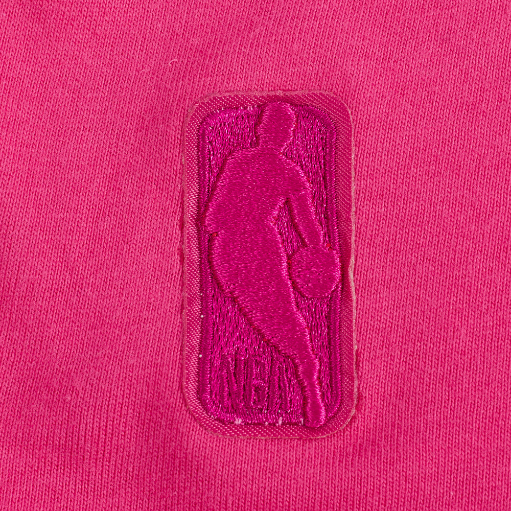 NBA DALLAS MAVERICKS TRIPLE PINK BIG GIRL'S SS BOXY TEE (BEETROOT PURPLE)