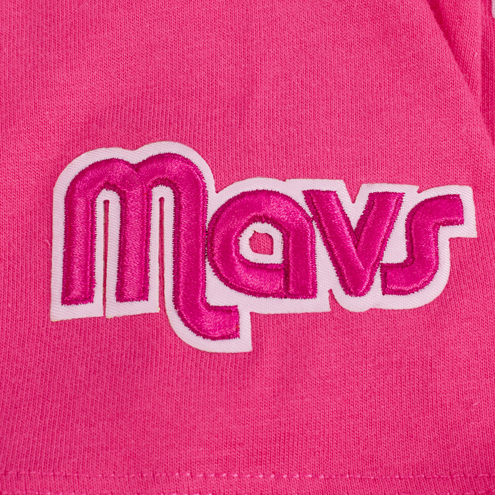 NBA DALLAS MAVERICKS TRIPLE PINK BIG GIRL'S SS BOXY TEE (BEETROOT PURPLE)