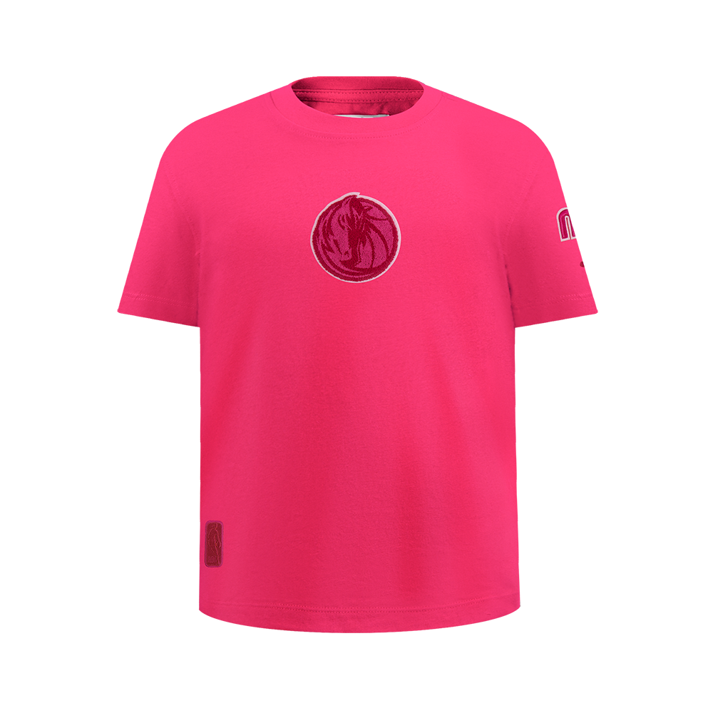 NBA DALLAS MAVERICKS TRIPLE PINK BIG GIRL'S SS SLIM FIT TEE (BEETROOT PURPLE)