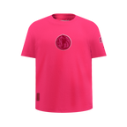 NBA DALLAS MAVERICKS TRIPLE PINK BIG GIRL'S SS SLIM FIT TEE (BEETROOT PURPLE)