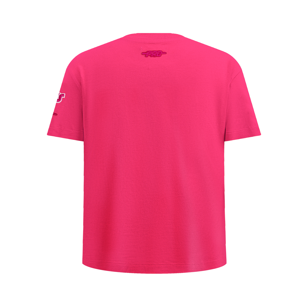 NBA DALLAS MAVERICKS TRIPLE PINK BIG GIRL'S SS SLIM FIT TEE (BEETROOT PURPLE)