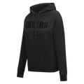 NBA DALLAS MAVERICKS TRIPLE BLACK WOMEN'S FLC PO HOODIE (TRIPLE BLACK)