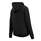 NBA DALLAS MAVERICKS TRIPLE BLACK WOMEN'S FLC PO HOODIE (TRIPLE BLACK)